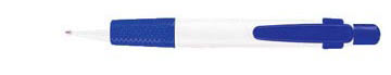 stylo design personnalisé -BIG-PEN (OPAQUE-BLANC - OPAQUE-BLEU)
