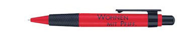 stylo design personnalisé -BIG-PEN (OPAQUE-ROUGE - OPAQUE-NOIR)