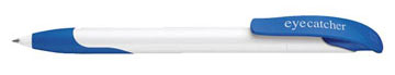 stylo personnalisé bas prix -CHALLENGER-SOFT (OPAQUE-BLANC - OPAQUE-BLEU)