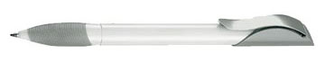 stylo personnalisé métal design -HATTRIX-METAL (OPAQUE-BLANC - OPAQUE-GRIS)