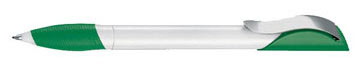 stylo personnalis&eacute; m&eacute;tal design -HATTRIX-METAL (OPAQUE-BLANC - OPAQUE-VERT-EMERAUDE)