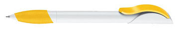 stylo plastique -HATTRIX-SOFT (OPAQUE-BLANC - OPAQUE-JAUNE-DORE)