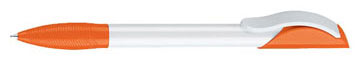 stylo publicitaire design -HATTRIX-BASIC (OPAQUE-BLANC - OPAQUE-ORANGE)