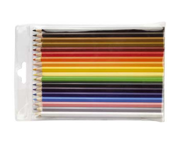 pochettes crayons publicitaires couleurs - coffret crayons publicitaires - crayons publicitaires