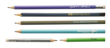 crayons bois publicitaires - crayon de papier publicitaire - crayons publicitaires