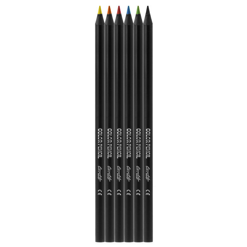 Conté® Publicitaire | Set de 6 Crayons de Couleur | KelCom Couleur De Base