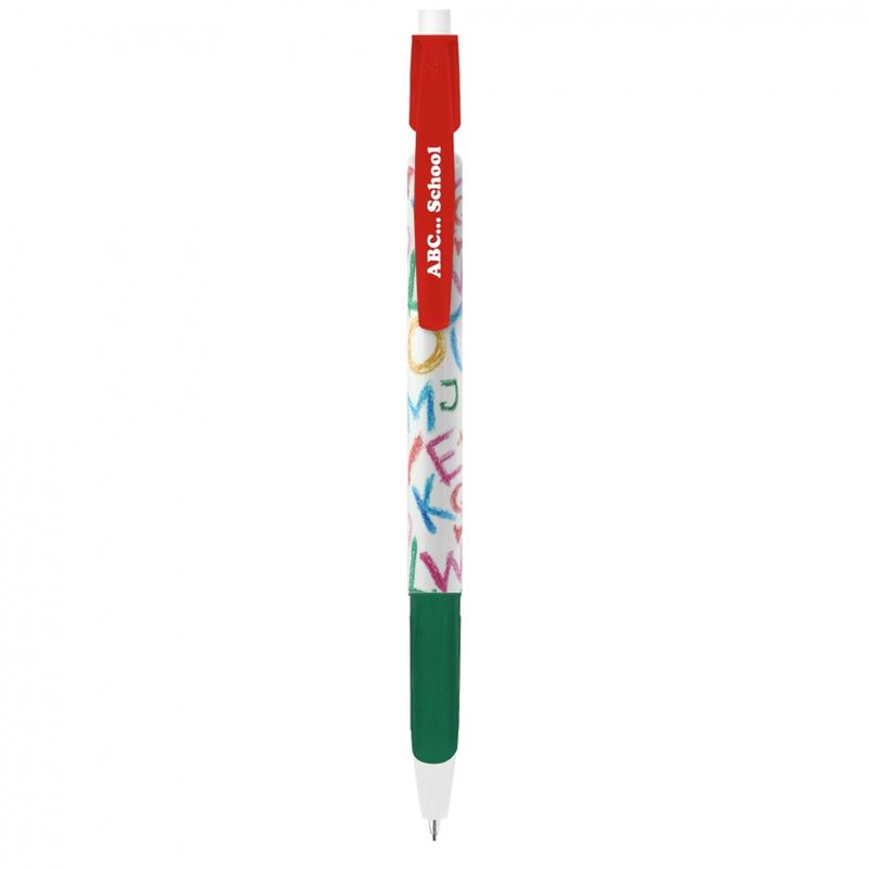 Porte-mines BIC® publicitaire | Media Clic Grip Ecolutions® porte-mine | KelCom Blanc Rouge