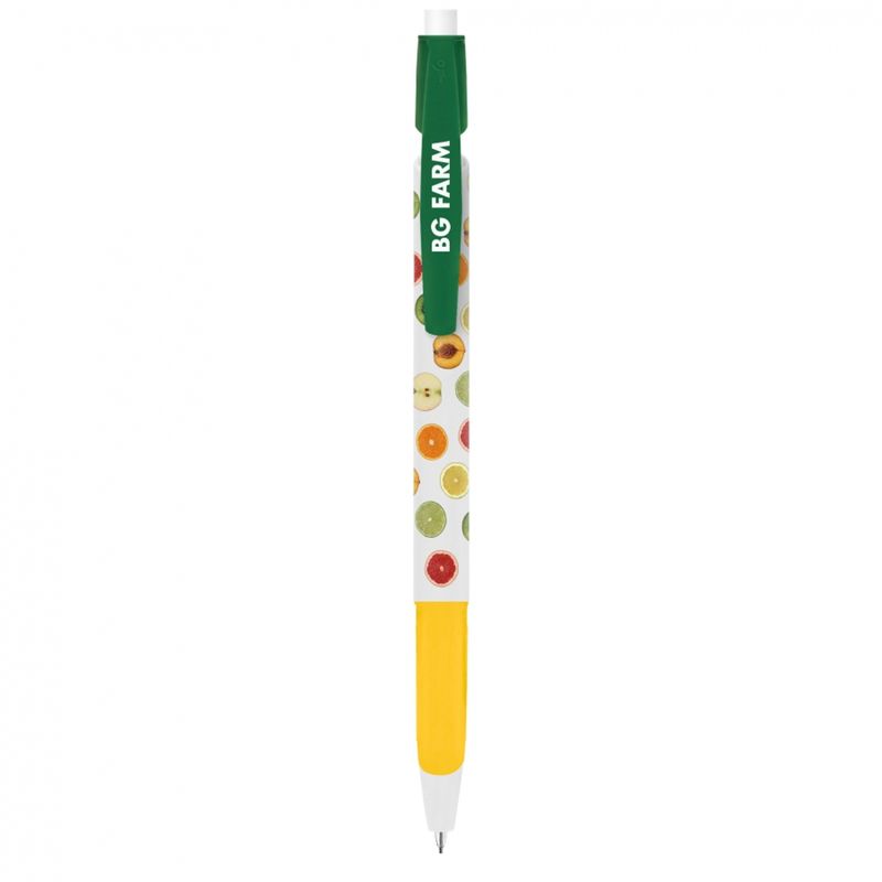 Porte-mines BIC® publicitaire | Media Clic Grip Ecolutions® porte-mine | KelCom Blanc Vert