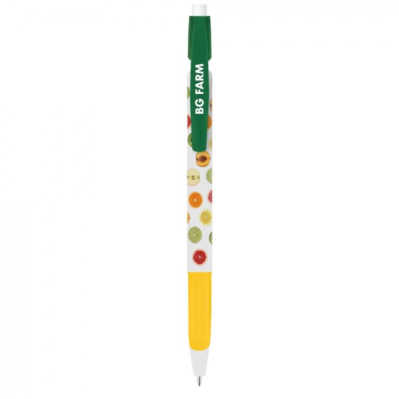 Porte-mines BIC® publicitaire | Media Clic Grip Ecolutions® porte-mine | KelCom Blanc Vert