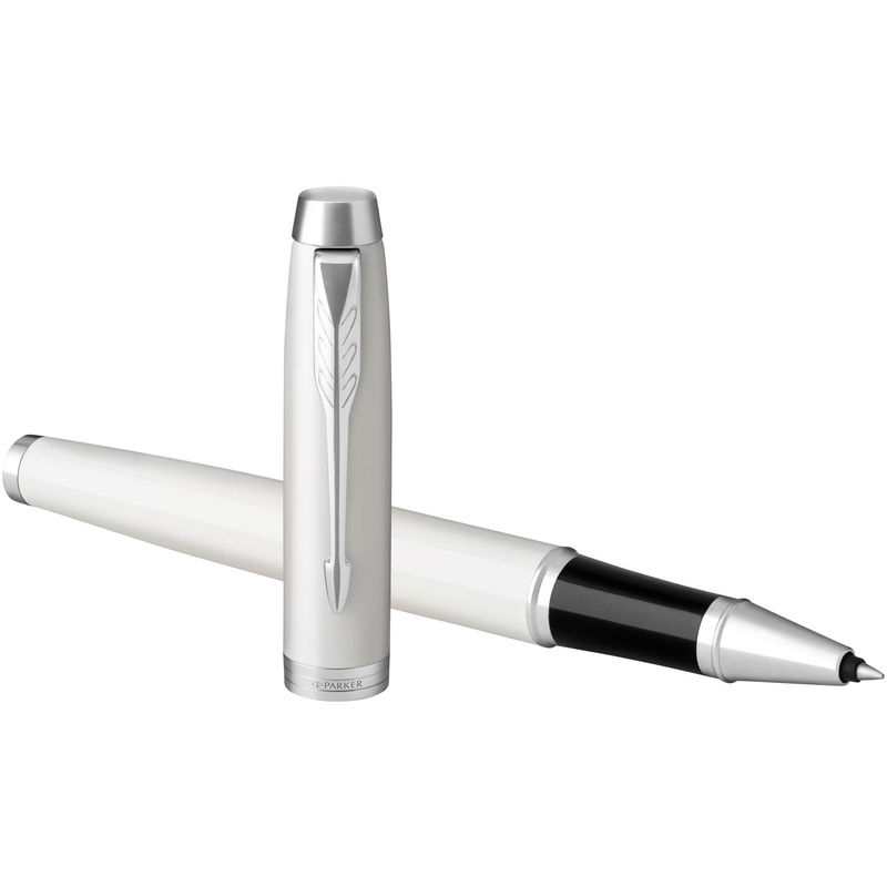 Rollerball publicitaire | Parker® : IM | KelCom Blanc Argent