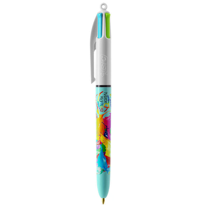 Stylo 4 Couleurs Bic promotionnel Shine bille par KelCom