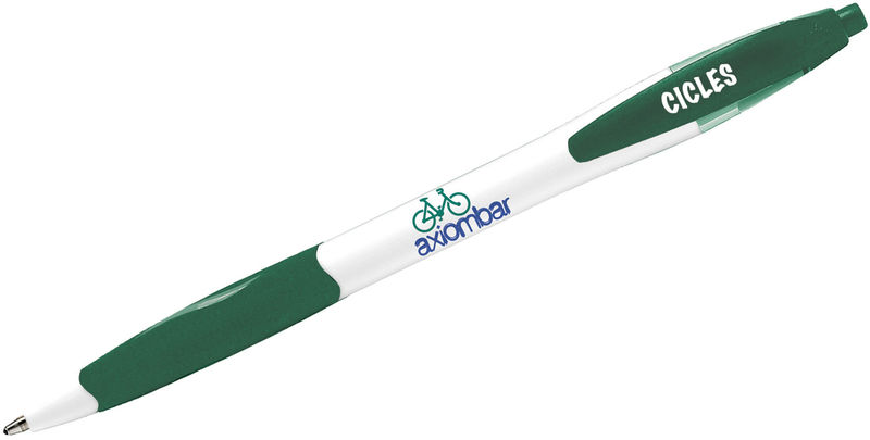 Stylo BIC® Publicitaire | Atlantis® | KelCom Blanc Vert