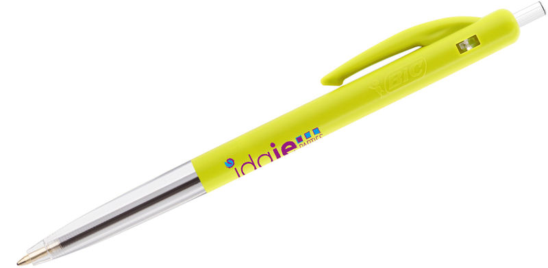 Stylo BIC® Publicitaire | M10® Clic | KelCom Jaune clair