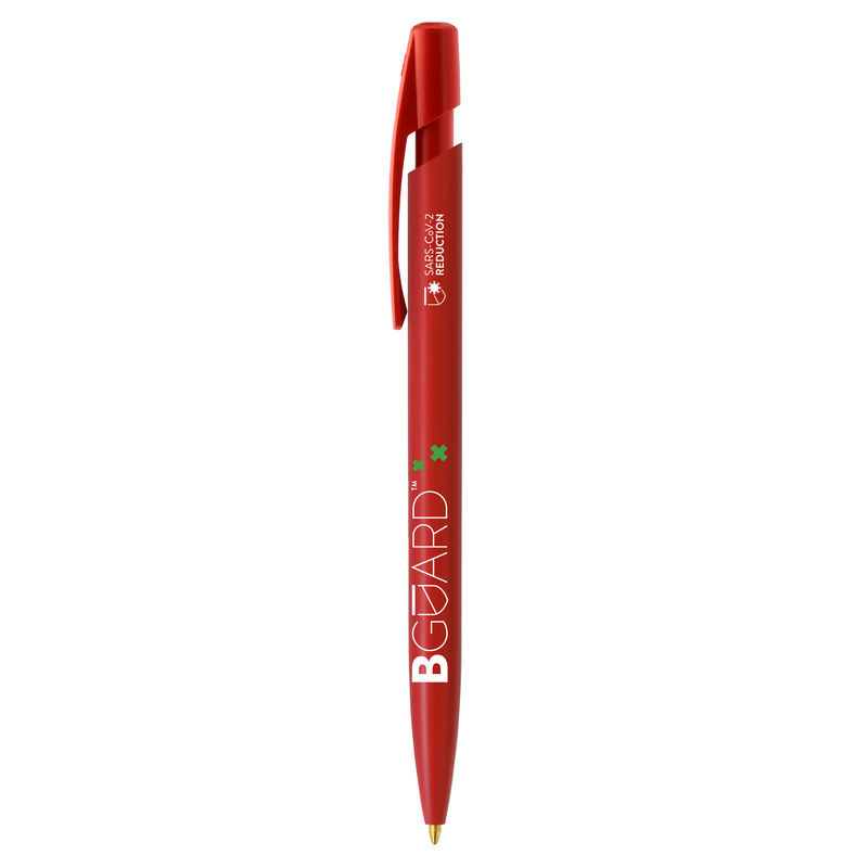 Stylo BIC® publicitaire | Media Clic BGUARD™ SARS-CoV-2 | KelCom Red Bguard