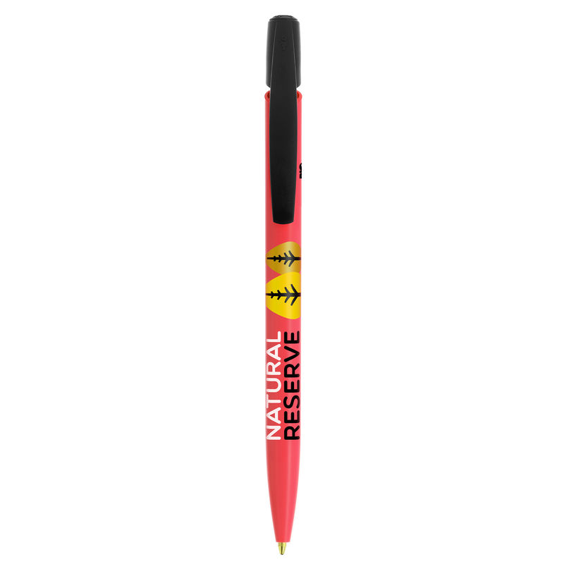 Stylo BIC® publicitaire | Media Clic BIO Based ballpen | KelCom Rouge