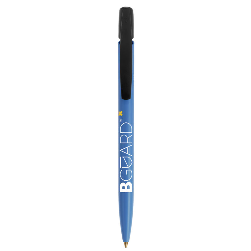 Stylo BIC® publicitaire | Media Clic BIO Based BGUARD™ Antibactérien | KelCom Bleu