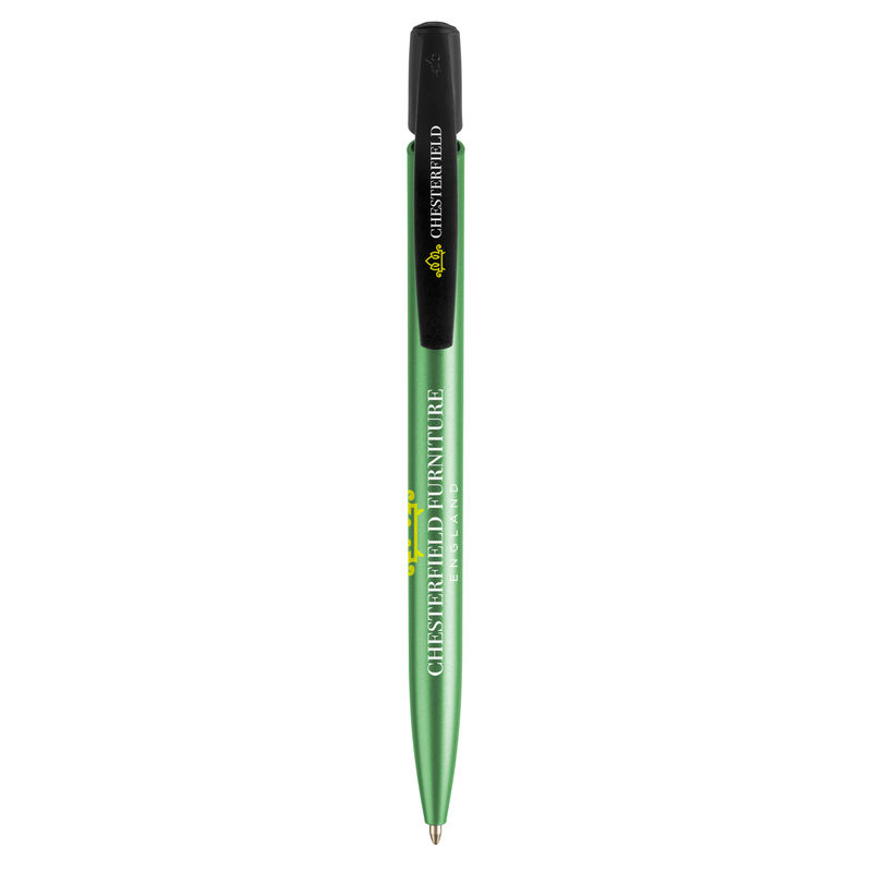 Stylo BIC® publicitaire | Media Clic Glacé | KelCom Green glacé