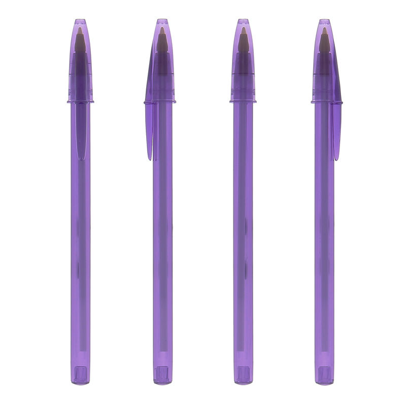 Stylo Bille BIC® Publicitaire | Stylo Personnalisé | KelCom Clear Purple