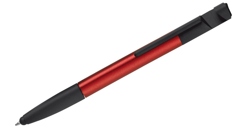 Stylo bille multi-fonctions publicitaire | Mac Pen | KelCom Rouge