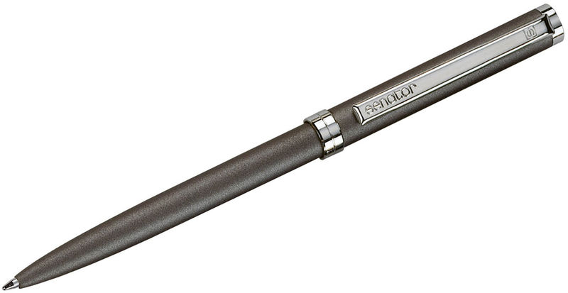 Delgado Métal Laqué | Stylo bille publicitaire | KelCom Gris anthracite