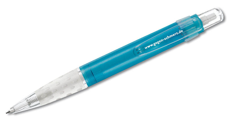 Big Pen Frosted | Stylo bille publicitaire | KelCom Cyan