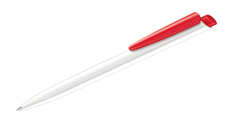 Dart Basic | Stylo bille publicitaire | KelCom Blanc Rouge clair