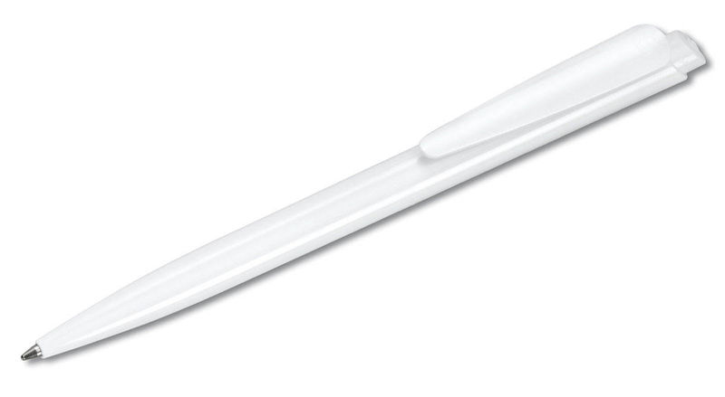 Dart Polished | Stylo bille publicitaire | KelCom Blanc