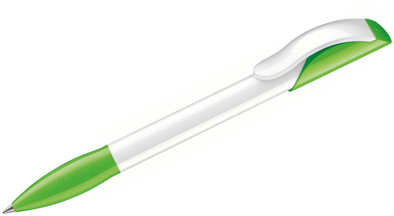 Hattrix Polished Basic | Stylo bille publicitaire | KelCom Blanc Vert Clair