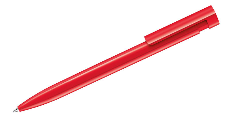 Liberty Polished | Stylo bille publicitaire | KelCom Rouge clair