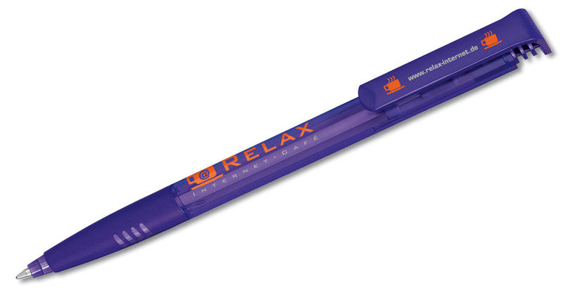 Super Hit Clear SG | Stylo bille publicitaire | KelCom Violet