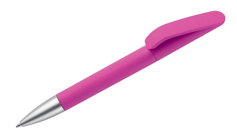 Stylo bille publicitaire | Twist Slash Rubber | KelCom Rose