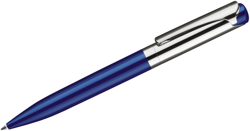 Visir | Stylo bille publicitaire | KelCom Bleu Argent