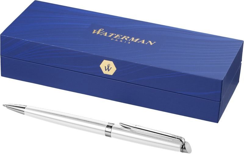 Stylo bille publicitaire | Waterman® : Hémisphère Laqué | KelCom Blanc