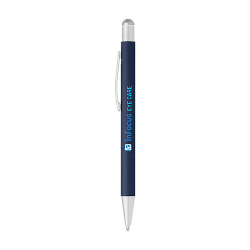 Bowie Satin Stylet | Stylo bille publicitaire | KelCom Bleu foncé