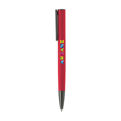 Jagger Acier | Stylo bille publicitaire | KelCom Rouge