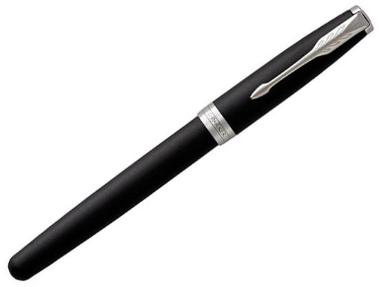 Stylo plume publicitaire | Parker® : Sonnet | KelCom Noir Chrome 1