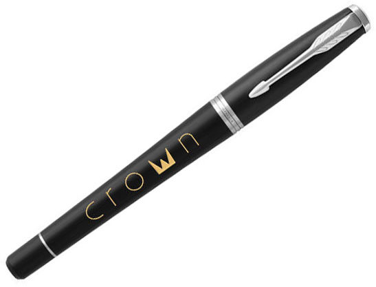 Stylo plume publicitaire | Parker® : Urban | KelCom Noir Chrome 2