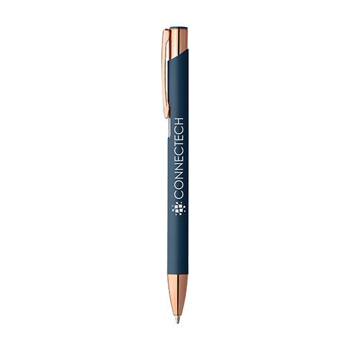 Crosby Softy Rose Gold | Stylo bille publicitaire | KelCom Bleu marine