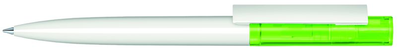 Stylo headliner Clear Basic | Stylo publicitaire | KelCom Blanc Vert clair