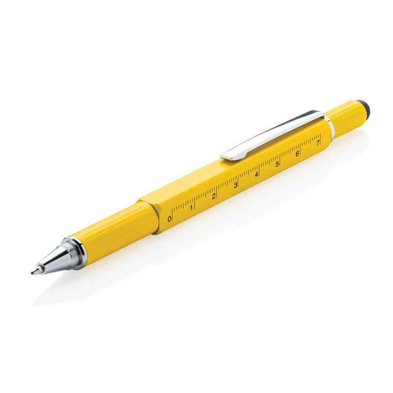 Tools | Stylo multifonctions publicitaire | KelCom Jaune