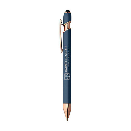 Prince Tri-Rose Gold Stylet | Stylo bille publicitaire | KelCom Navy
