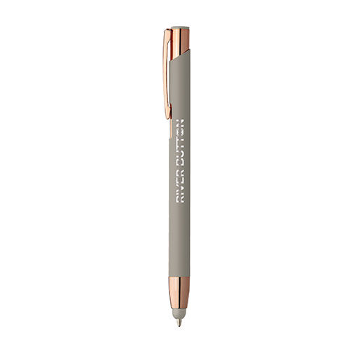 Crosby Softy Rose Gold avec Stylet | Stylo bille publicitaire | KelCom Argent