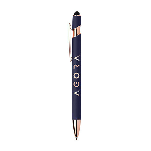 Prince Softy Rose Gold Executive Stylet
 | Stylo bille publicitaire | KelCom Bleu marine