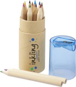 Nacer | Set 12 crayons de couleur publicitaire | KelCom Bleu 4