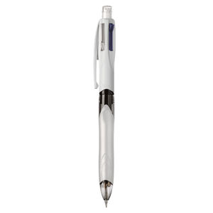 Stylo BIC® 4 Couleurs Publicitaire | 3+1 HB | KelCom Blanc Gris 2