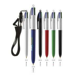 Stylo BIC® 4 Couleurs marquage Digital. Stylo 4 couleurs quadrichromie