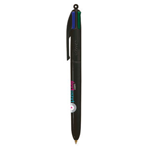 Stylo BIC® 4 Couleurs Publicitaire | Stylo Personnalisé | KelCom Noir 2