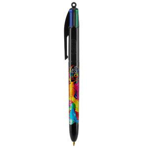 Stylo BIC® 4 Couleurs Publicitaire | Stylo Personnalisé | KelCom Noir 5