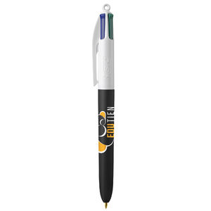 Stylo BIC® publicitaire | 4 couleurs Soft | KelCom White Black Soft