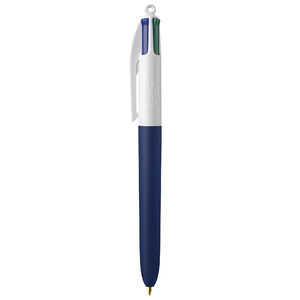 Stylo BIC® publicitaire | 4 couleurs Soft | KelCom White Navy Blue Soft 3